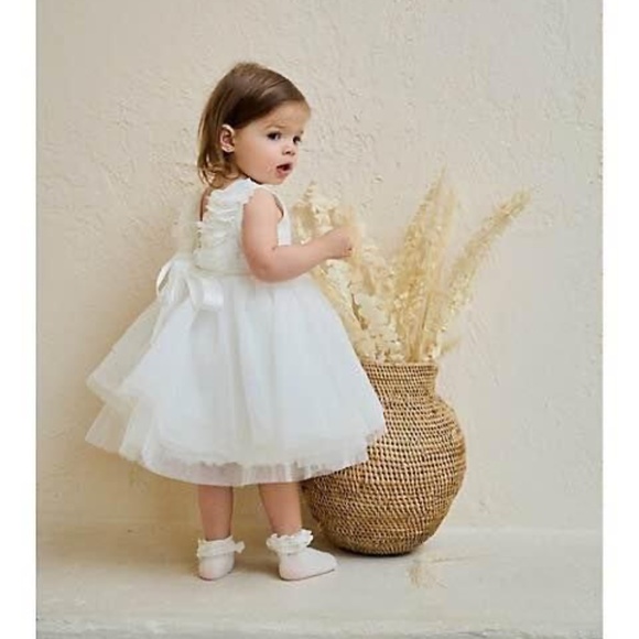 BRAND NEW baby teter warm baptism wedding flower girl dress size 9M & 12M - Picture 1 of 10